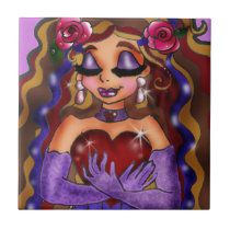 Mermaid Heart Tile