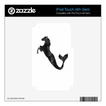 Mermaid Horse Decal For iPod Touch 4G