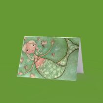 Mermaid Hugs - Greeting Card