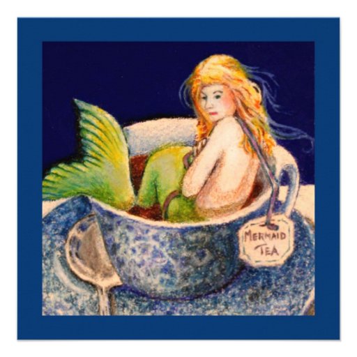 Mermaid II Tea Party Invitations