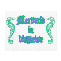 Mermaid in Disguise postcards by spyderfyngers Mermaid in Disguise postcards