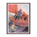 Mermaid in Fishermens New postcards by FRUITLOOPY Mermaid in Fishermens New postcards