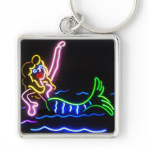 Mermaid in Neon Keychains