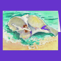 Mermaid in Shell cards