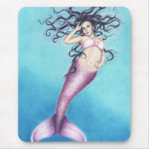 Mermaid in the ocean blue Mousepad mousepads