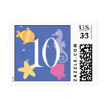 Mermaid Invitation Postage - 10