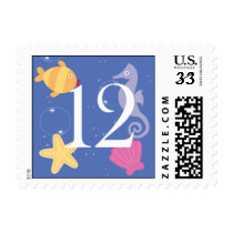 Mermaid Invitation Postage - 12