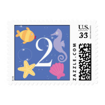 Mermaid Invitation Postage - 2