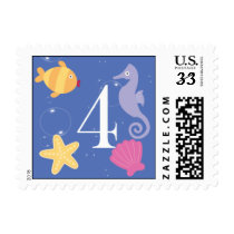 Mermaid Invitation Postage - 4