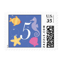 Mermaid Invitation Postage - 5