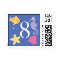 Mermaid Invitation Postage - 8