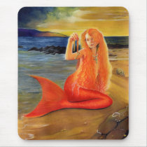 Mermaid Key Sunset Mousepad