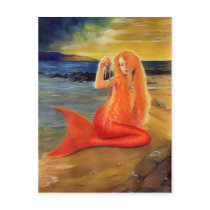 Mermaid Key Sunset Postcard