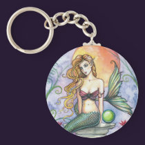 Mermaid Keychain by Molly Harrison keychains