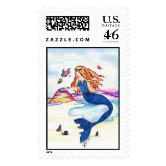 Mermaid Love stamp