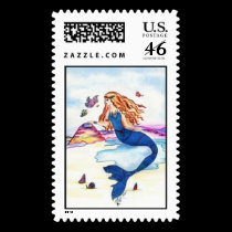 Mermaid Love stamps