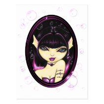 Mermaid Magenta postcards