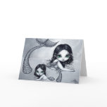 "Mermaid Mother and Child" Greeting Card