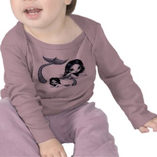 Mermaid Mother and Child Shirt shirt