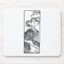 mermaid mouse pad