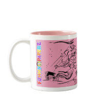 Mermaid Mug #1 by FUNNYPAPERZ Mermaid Mug #1