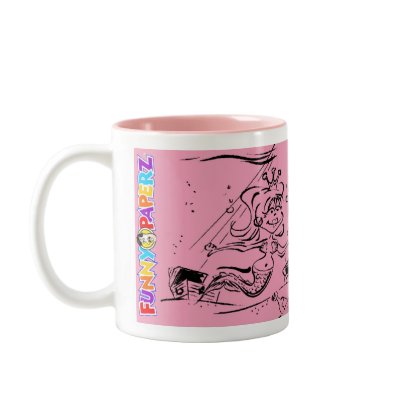 Mermaid Mug #1 by FUNNYPAPERZ