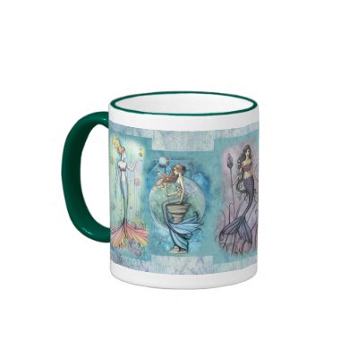 Mermaid Mug by Molly Harrison