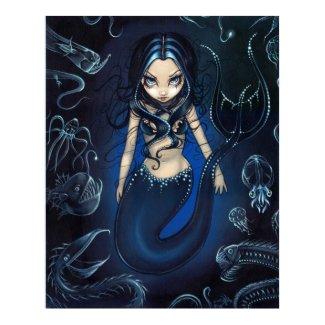 Mermaid of the Deep ART PRINT abyssal zone print