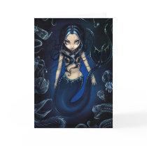 "Mermaid of the Deep" Greeting Card by strangeling "Mermaid of the Deep" Greeting Card