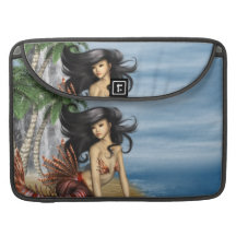 Mermaid on Beach 15" MacBook Sleeve Sleeves For MacBook Pro