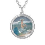 Mermaid on Rock Pendants