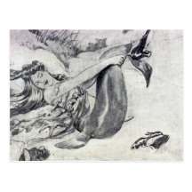 Mermaid on the Beach Postcards