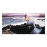 Mermaid On The Shore photo card