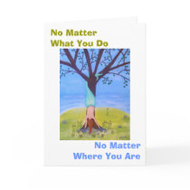 Mermaid Out Of Water Encouragement Card cards