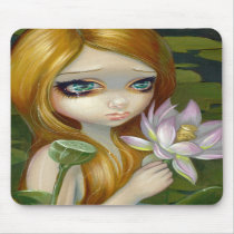"Mermaid Picking Lotus Blossoms" Mousepad by strangeling "Mermaid Picking Lotus Blossoms" Mousepad