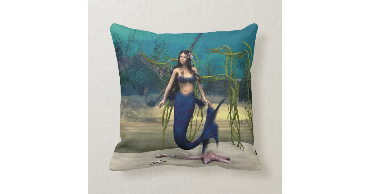 Mermaid Pillow Zazzle