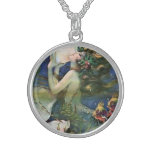 Mermaid Pin Up Vintage Art Costume Jewelry Charm necklaces