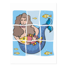 Mermaid Post Card