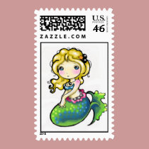 mermaid postage by valarie79 mermaid postage
