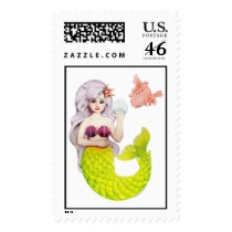 Mermaid postage by Jack_of_Arts Mermaid postage
