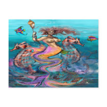 Mermaid postcards by FunGraphix Mermaid postcards