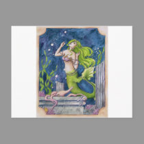 Mermaid postcards