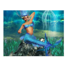 Mermaid Postcard
