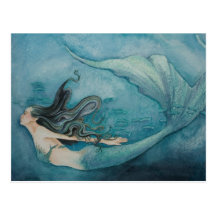 Mermaid Postcard