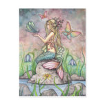 Mermaid Postcard, Creekside Magic