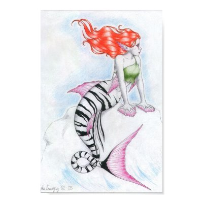 Mermaid Poster by lyddy