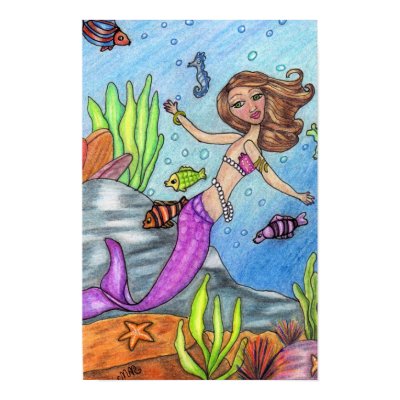 Mermaid Poster by artbymar