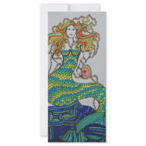 mermaid rack cards by linsads mermaid rack cards