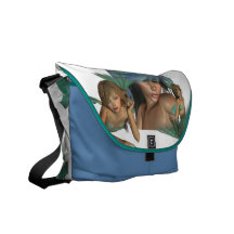 Mermaid Reflections Messenger Bag