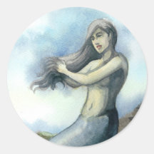 Mermaid resting stickers